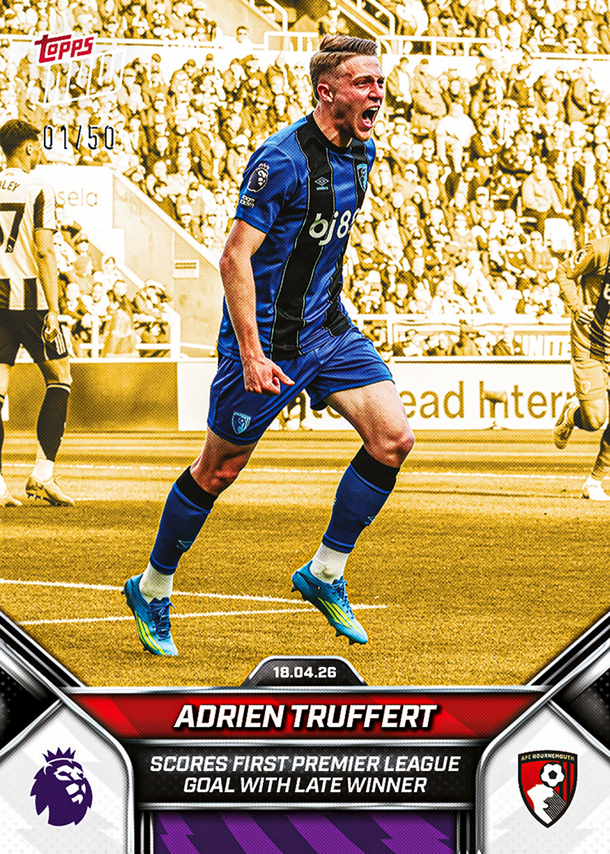 Adrien Truffert - 2025-26 Premier League Topps NOW - Card 172 - PR: 157 - Image 6