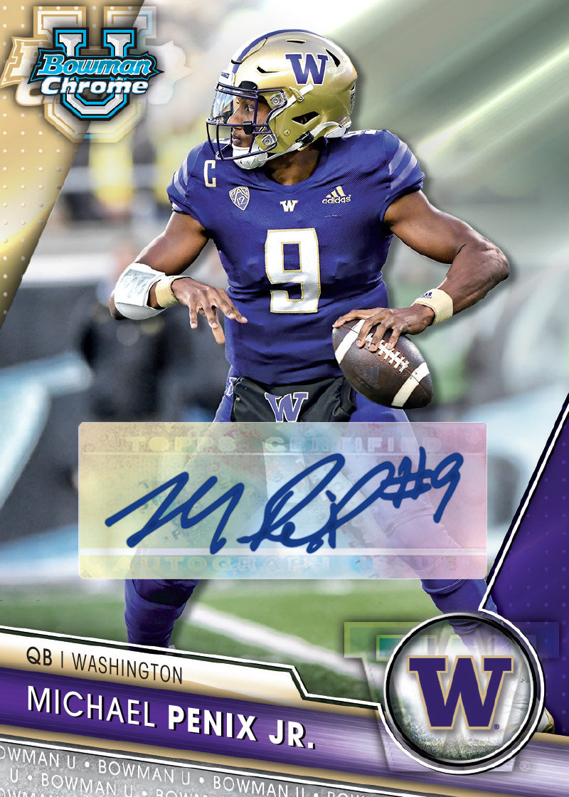2023 Bowman University Chrome Football - HTA Box - Image 7