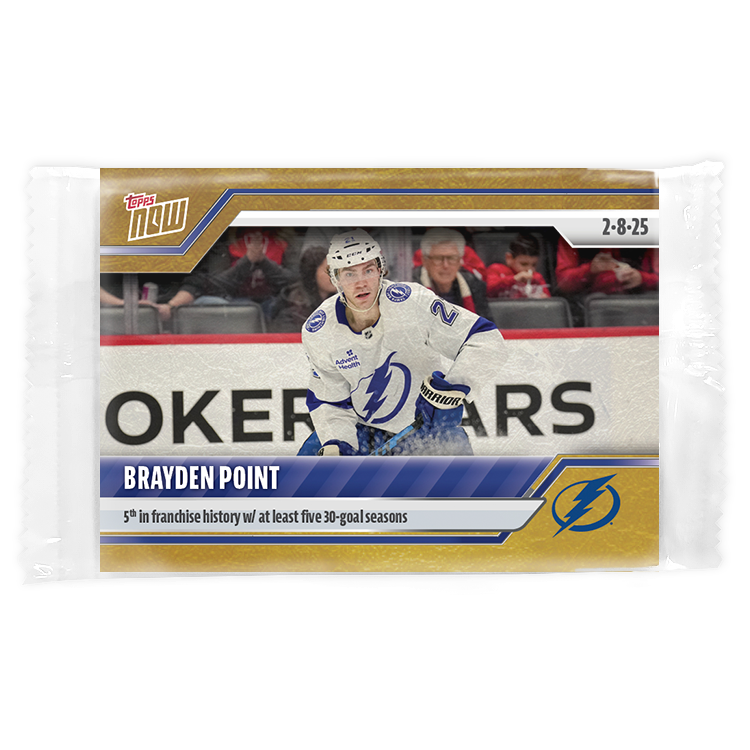 Brayden Point - 2024-25 NHL Topps NOW - Sticker # 112 Pack - PR: 140 - Image 2