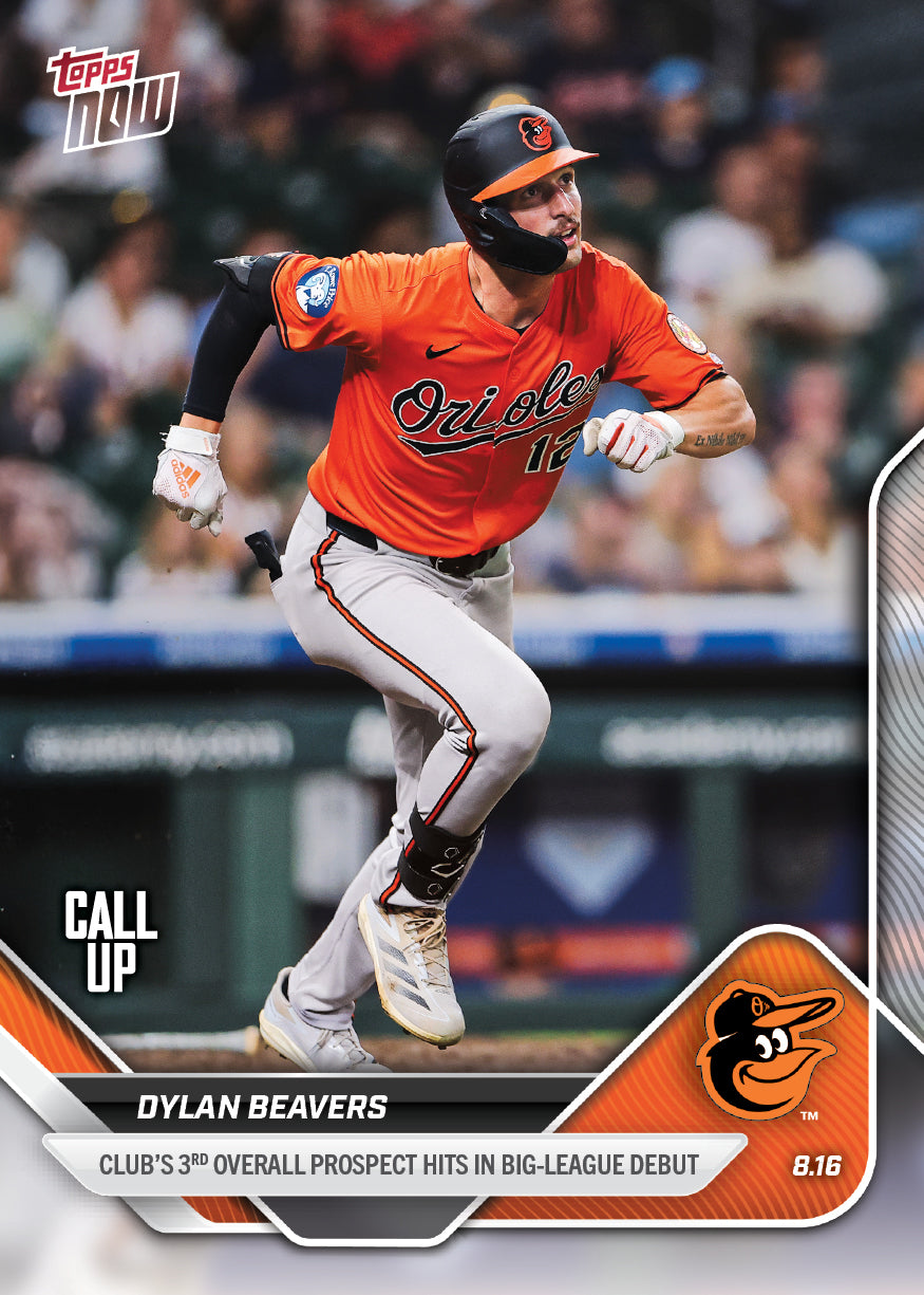 Dylan Beavers - 2025 MLB Topps NOW - Card 564 - PR: 1403