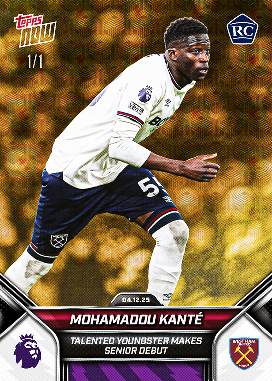 Mohamadou Kanté - 2025-26 Premier League Topps NOW - Card 75 - PR: 600 - Image 2