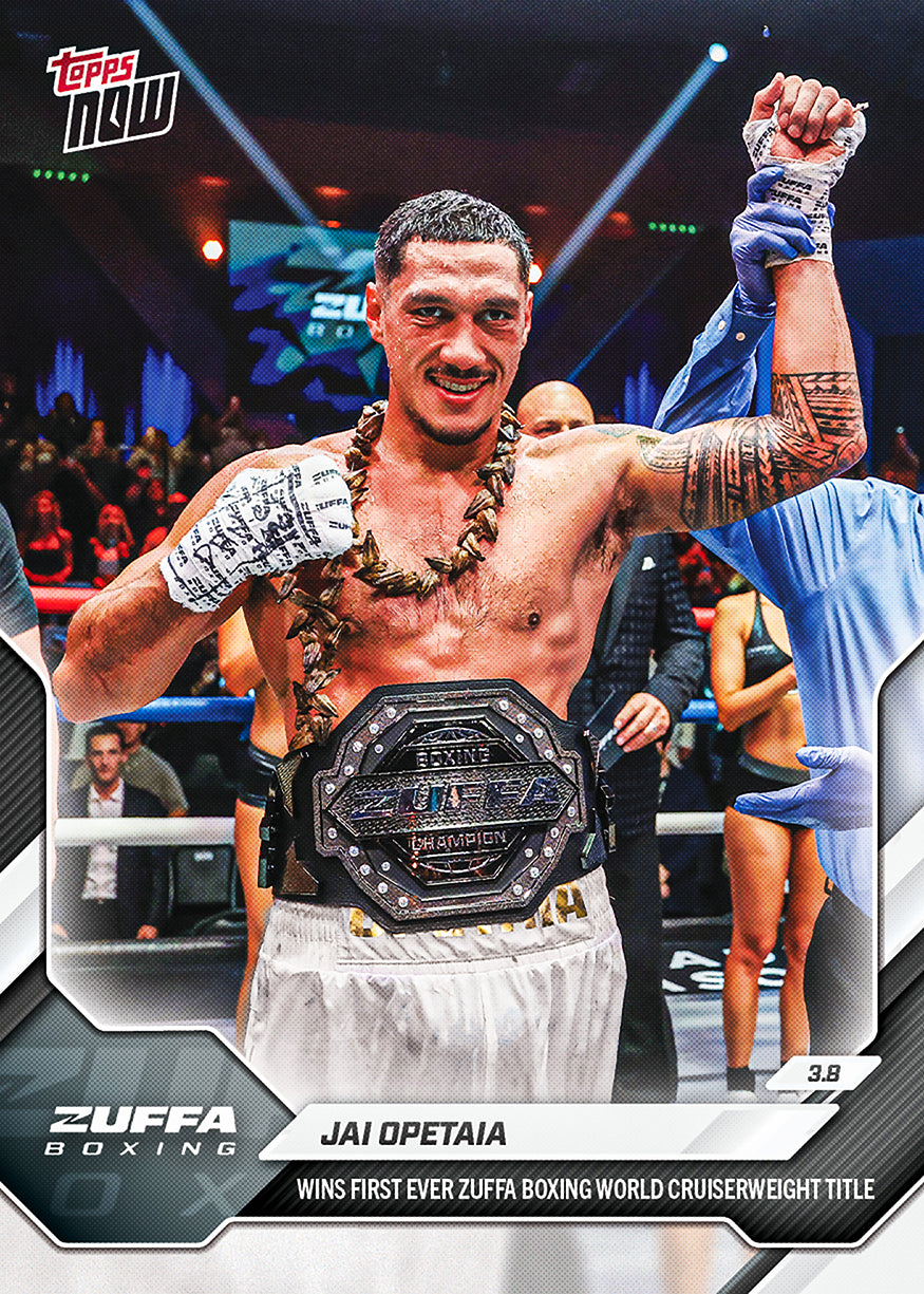 Jai Opetaia - 2026 Boxing Topps NOW - Card ZJAI - PR: 411
