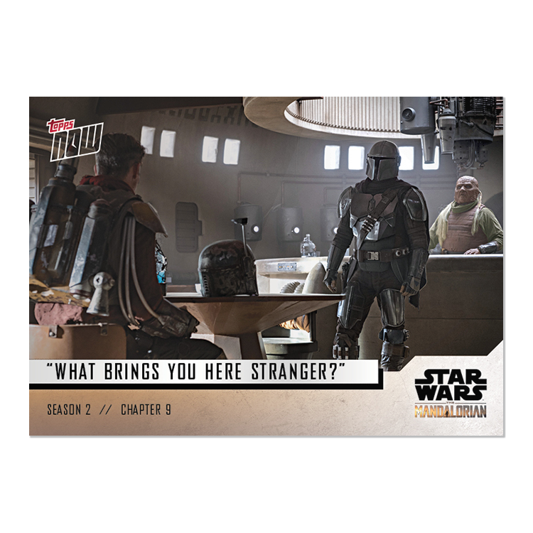 2020 Star Wars: The Mandalorian TOPPS NOW 5-Card Pack - S2 : Chapter 9 - Print Run: 1527 - Image 3
