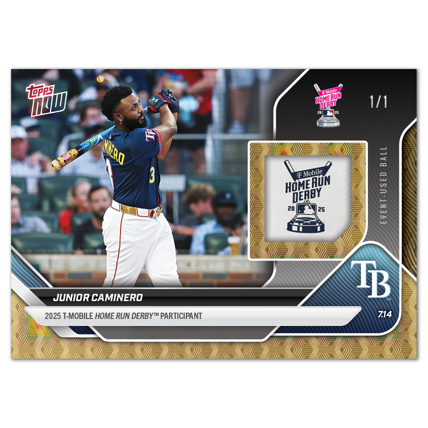 2025 Home Run Derby Set - MLB Topps NOW - 9 Card Set - PR: 3816 - Image 3