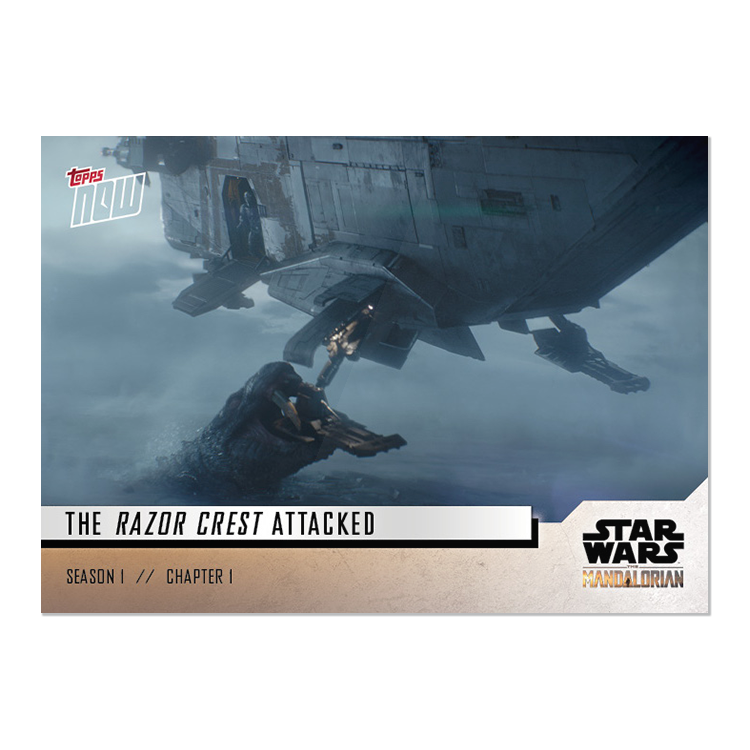 Alternative view of Star Wars: The Mandalorian TOPPS NOW 5-Card Pack - S1:Chapter 1 - Print Run: 714