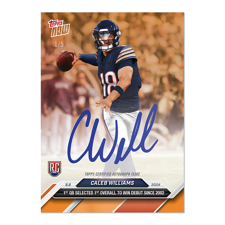 Caleb Williams - 2024 TOPPS NOW Football Card 2 - LOOK FOR AUTOS - PR: 28,262 - Image 5