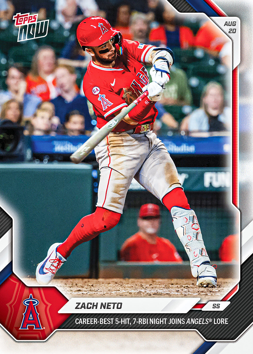 Zach Neto - 2026 MLB Topps NOW - Card 577 - PR: 505