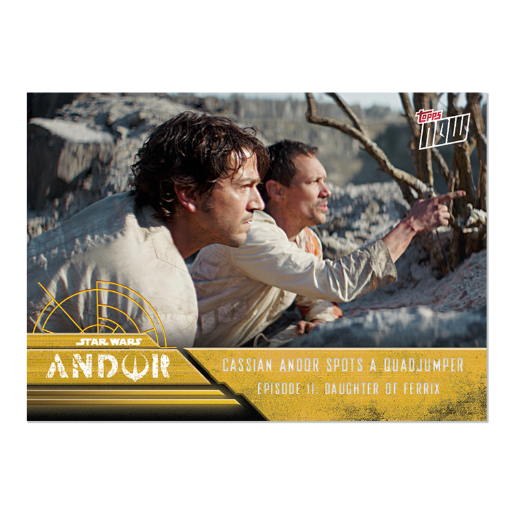 2022 TOPPS NOW Star Wars: Andor Episode 11 - 5 Card Set - PR: 657 - Image 7