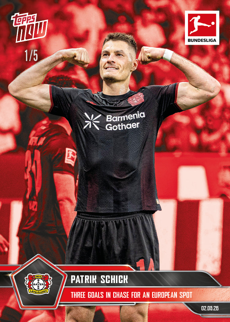 Patrik Schick - 2025-26 Bundesliga Topps NOW - Card 185 - PR: 127 - Image 3