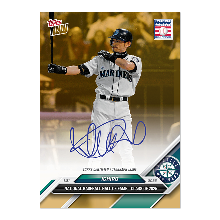 Ichiro - 2025 MLB Topps NOW - Card OS-14 - LOOK FOR AUTOS - PR: 21,242 - Image 2