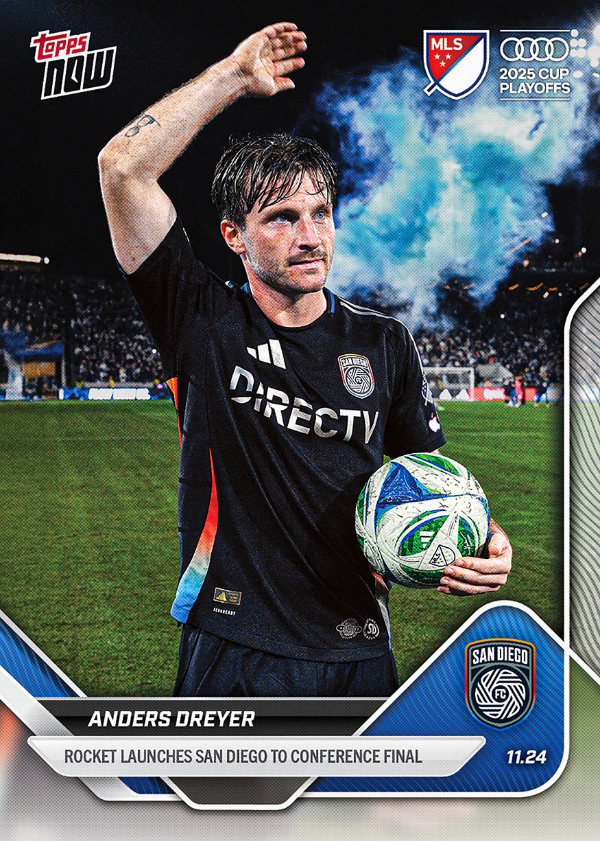 Anders Dreyer - 2025 MLS Topps NOW - Card 135 - PR: 932