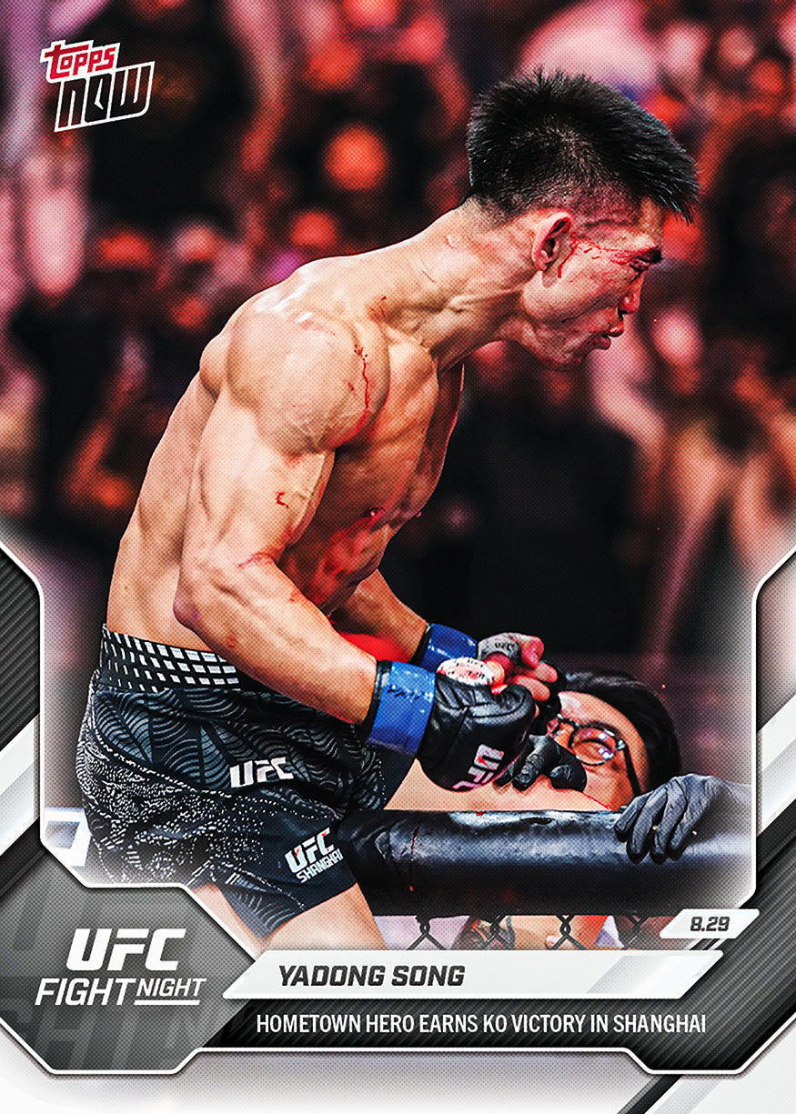 Yadong Song - 2026 UFC Topps NOW - Card 30 - PR: 5116 - Image 3