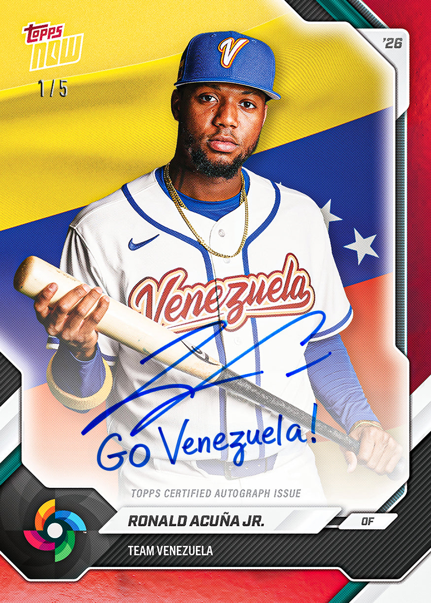 2026 Topps NOW Baseball – Team Venezuela – World Baseball Classic Team Sets - PR: 1424 - Image 2