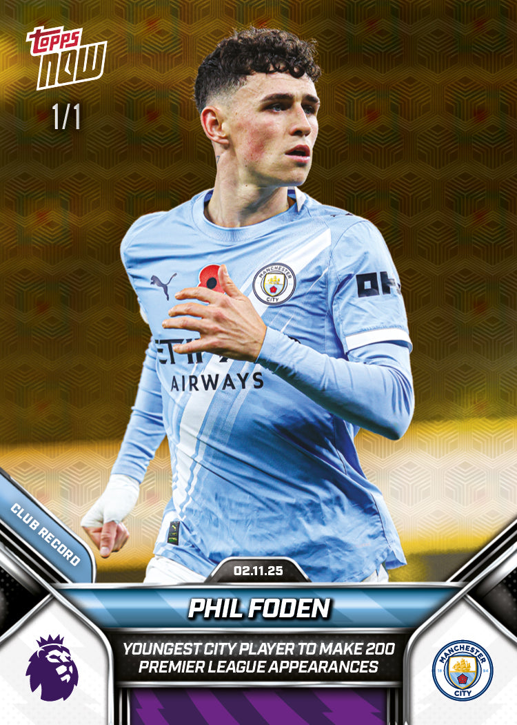 Phil Foden - 2025-26 Premier League Topps NOW - Card 47 - PR: 677 - Image 3