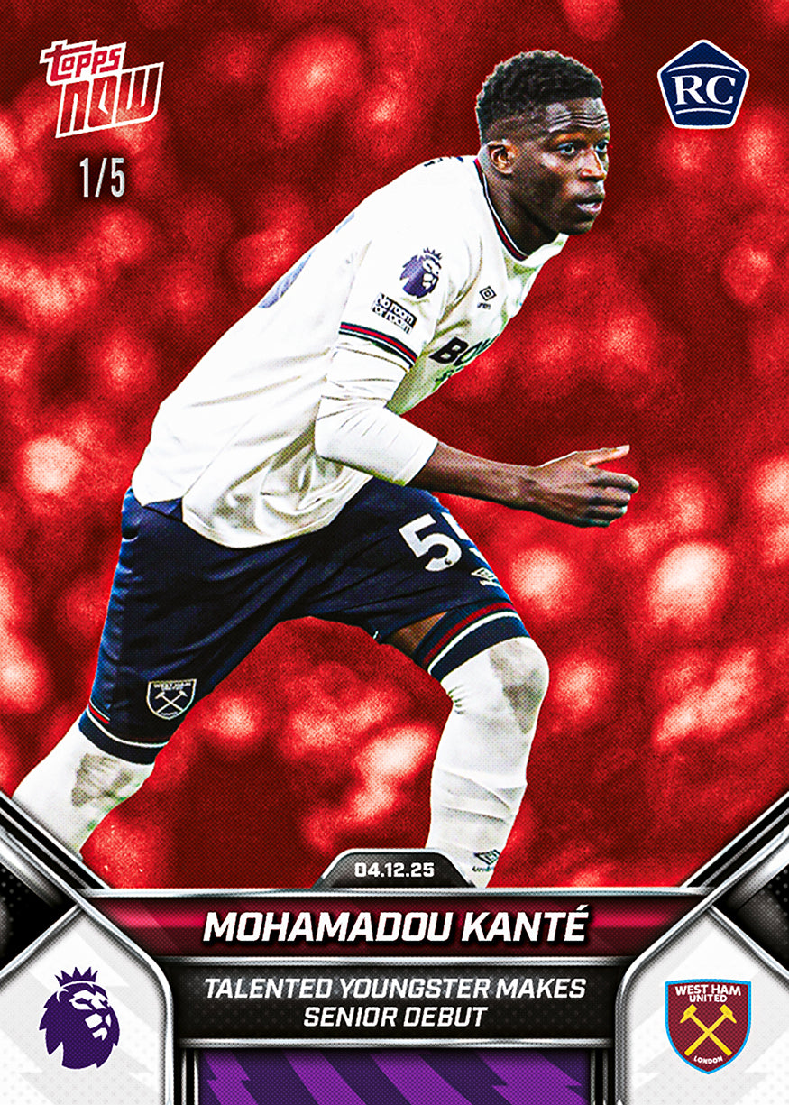 Mohamadou Kanté - 2025-26 Premier League Topps NOW - Card 75 - PR: 600 - Image 3