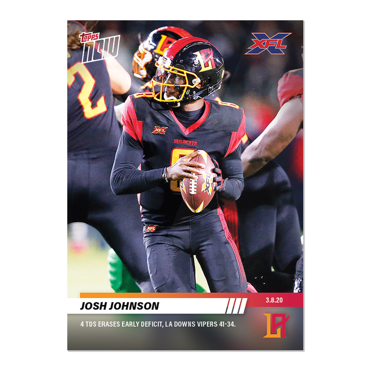 5-Card Bundle - XFL TOPPS NOW Cards 26-30 - Image 5