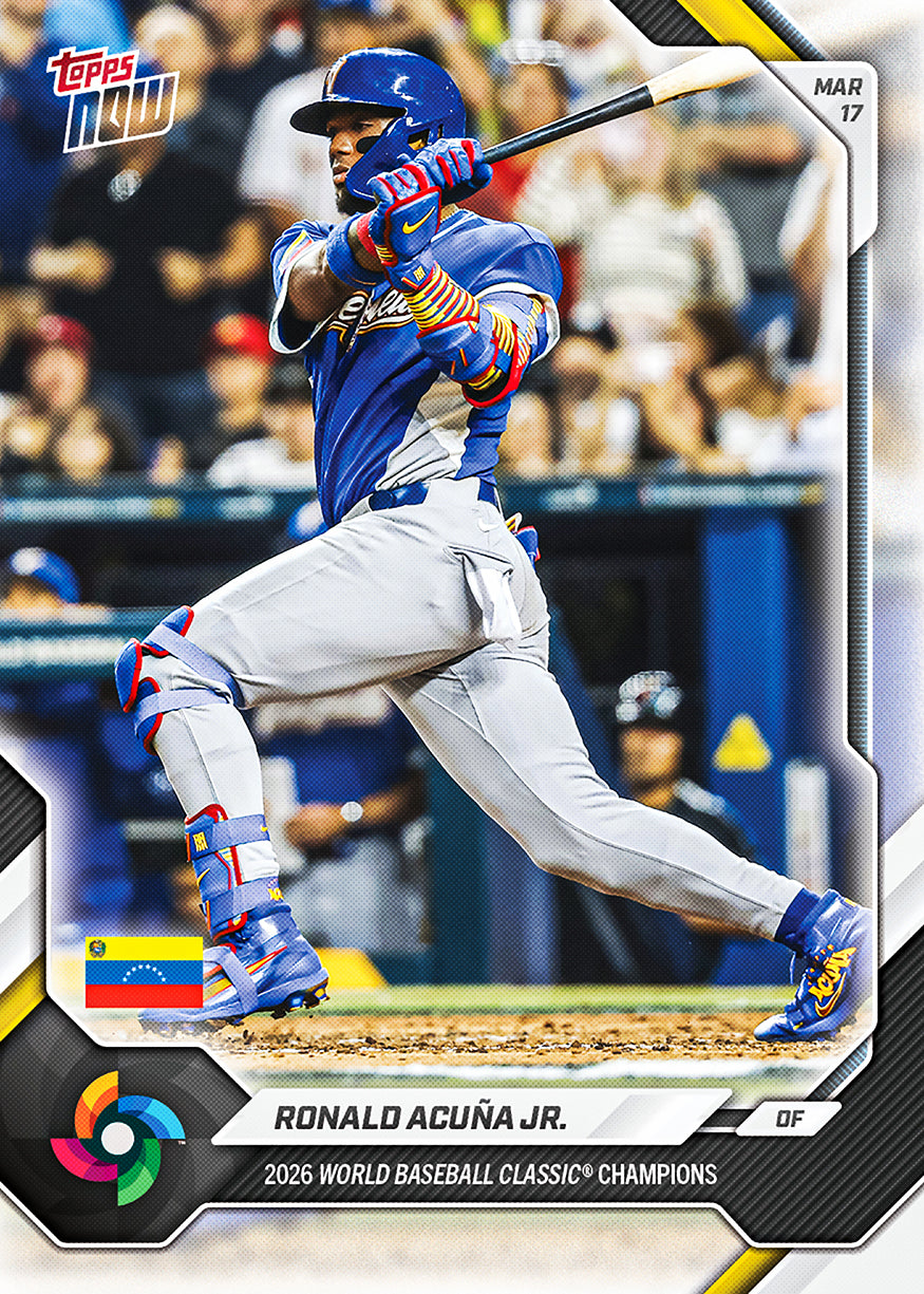 Alternative view of 2026 Topps NOW Baseball – Team Venezuela – World Baseball Classic Championship Set - PR:1084