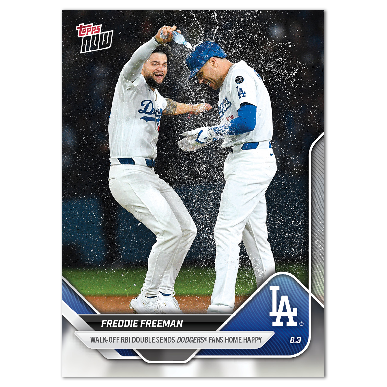 Freddie Freeman - 2025 MLB Topps NOW - Card 252 - PR: 893