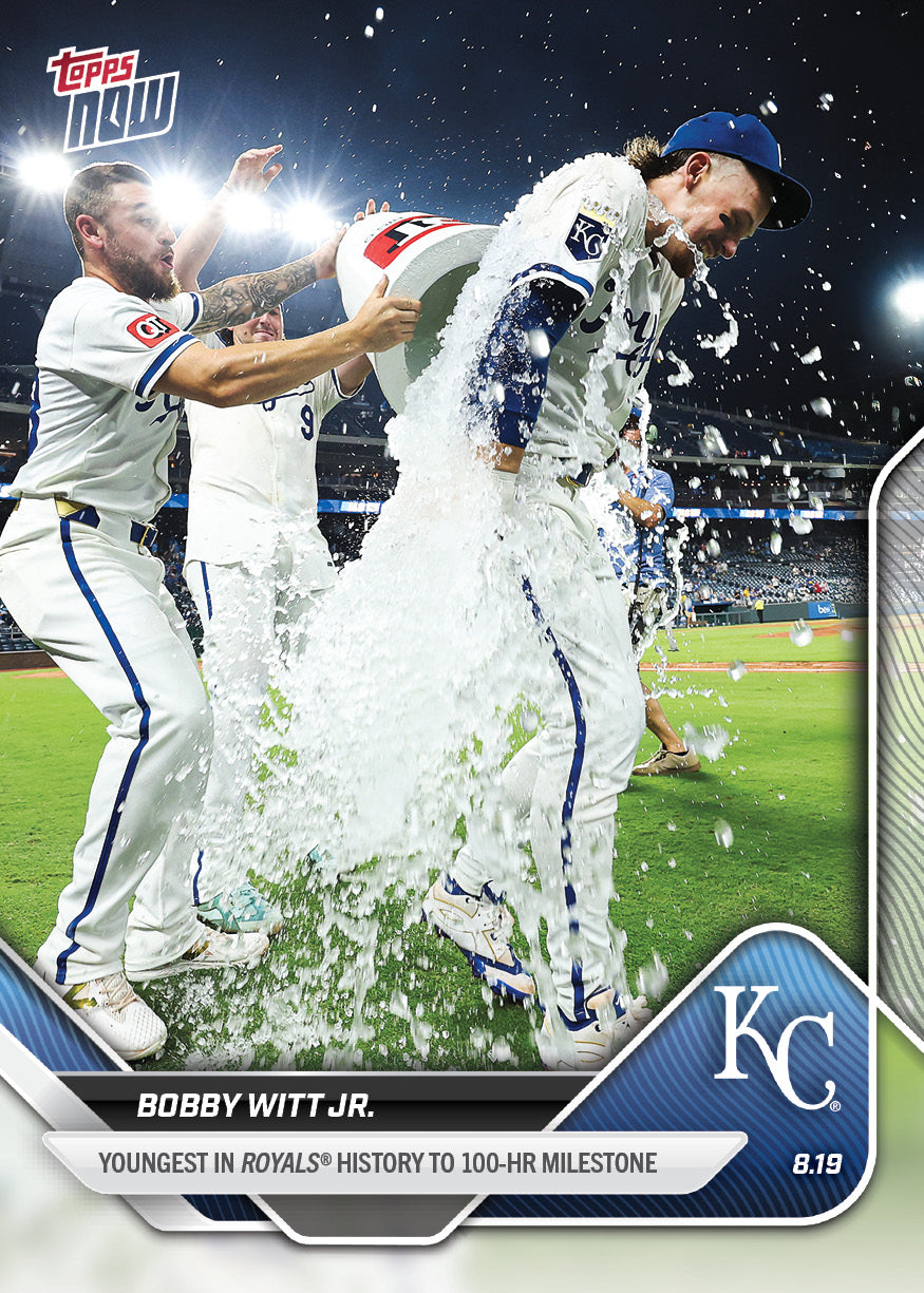 Bobby Witt Jr. - 2025 MLB Topps NOW - Card 578 - PR: 3620 - Image 2