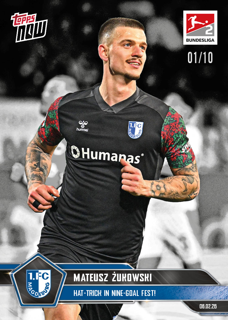 Mateusz Żukowski - 2025-26 Bundesliga Topps NOW - Card 117 - PR: 262 - Image 4