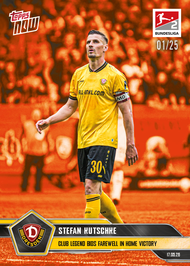 Stefan Kutschke - 2025-26 Bundesliga Topps NOW - Card 195 - PR: 1372 - Image 5