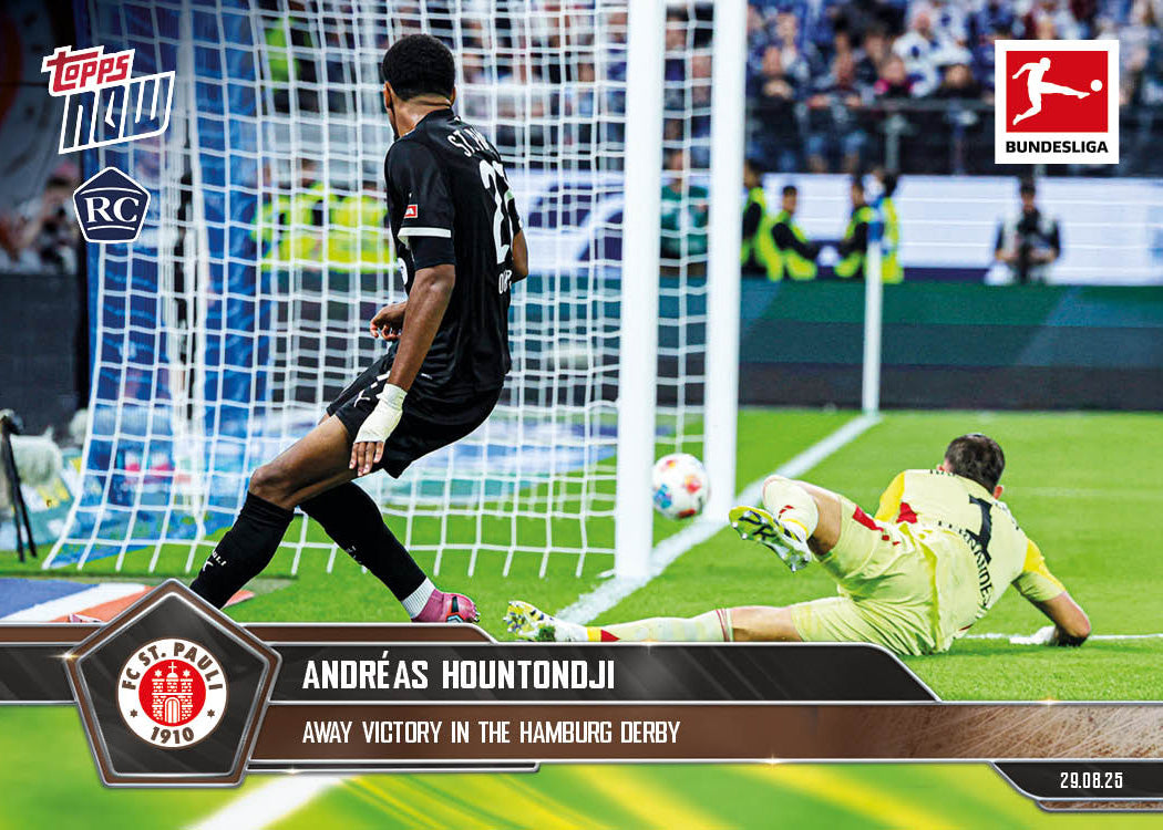 Andréas Hountondji - 2025-26 Bundesliga Topps NOW - Card 11 - PR: 367