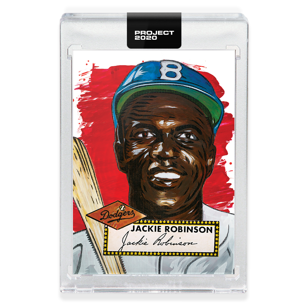 Topps PROJECT 2020 Card 42 - 1952 Jackie Robinson by Blake Jamieson - Print Run: 2980