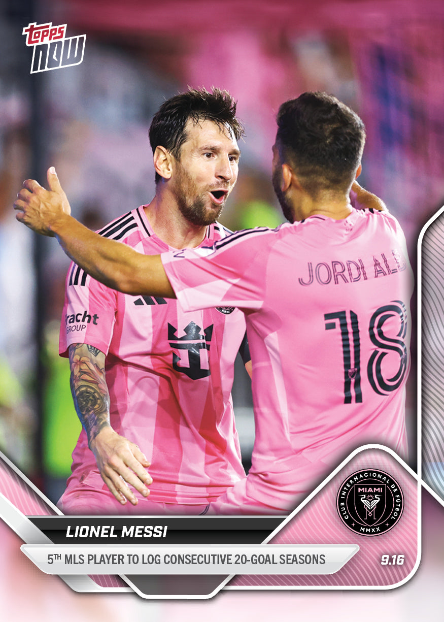 Lionel Messi - 2025 MLS Topps NOW - Card 94 - PR: 2459 - Image 2