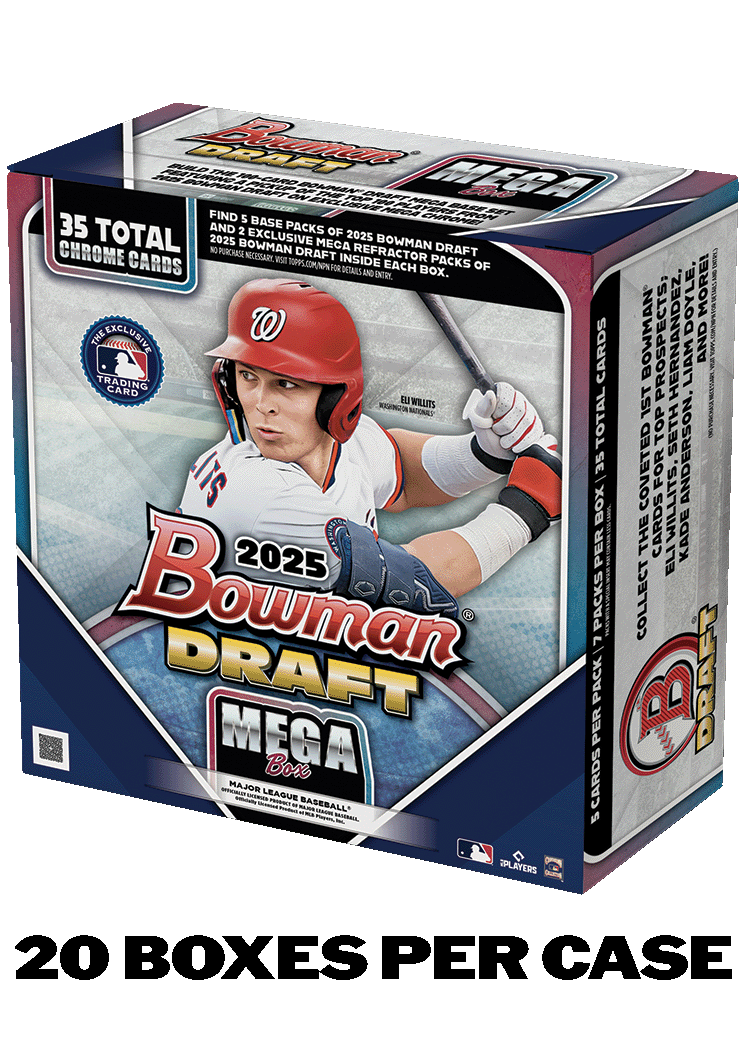 2025 Bowman Draft Baseball - Mega Box - Sealed Case
