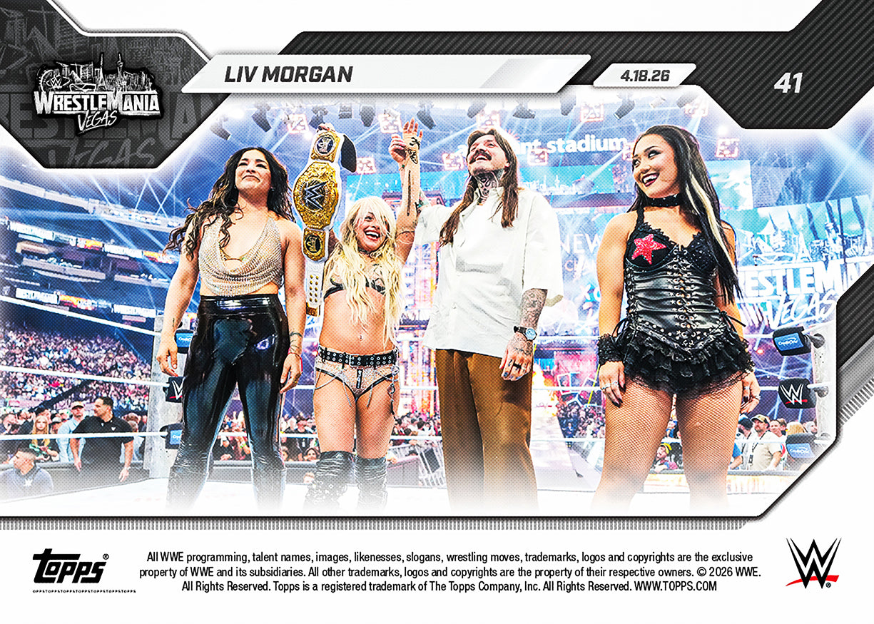 Liv Morgan - 2026 WWE Topps NOW - Card 41 - PR: 3245 - Image 3