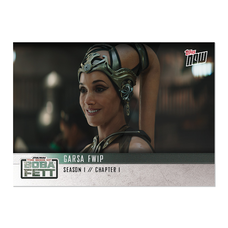 Alternative view of 2022 Star Wars TOPPS NOW - 5-Card Pack - Book of Boba Fett Chapter 1 - PR: 2623