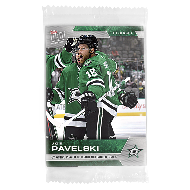 Alternative view of 2021-22 NHL TOPPS NOW 23-Sticker Pack - Stickers #122-144