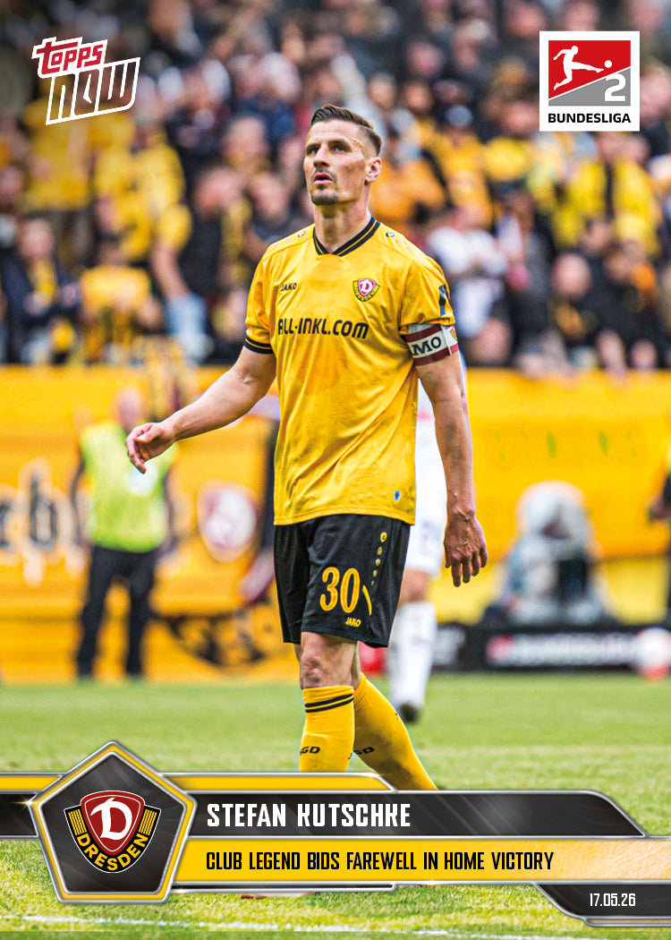 Stefan Kutschke - 2025-26 Bundesliga Topps NOW - Card 195 - PR: 1372