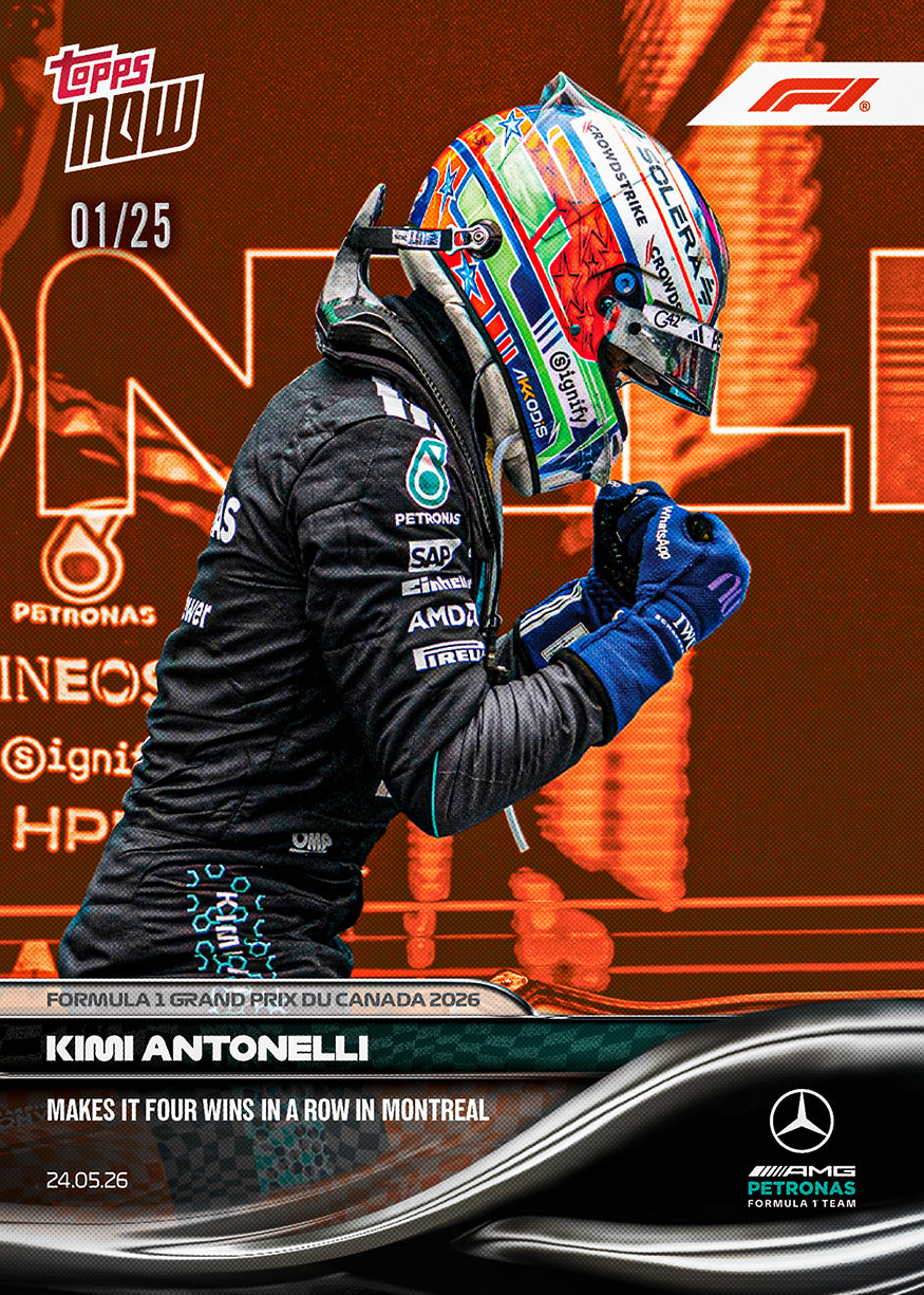 Kimi Antonelli - 2026 Formula 1 Topps NOW - Card 29 - PR: 12552 - Image 5