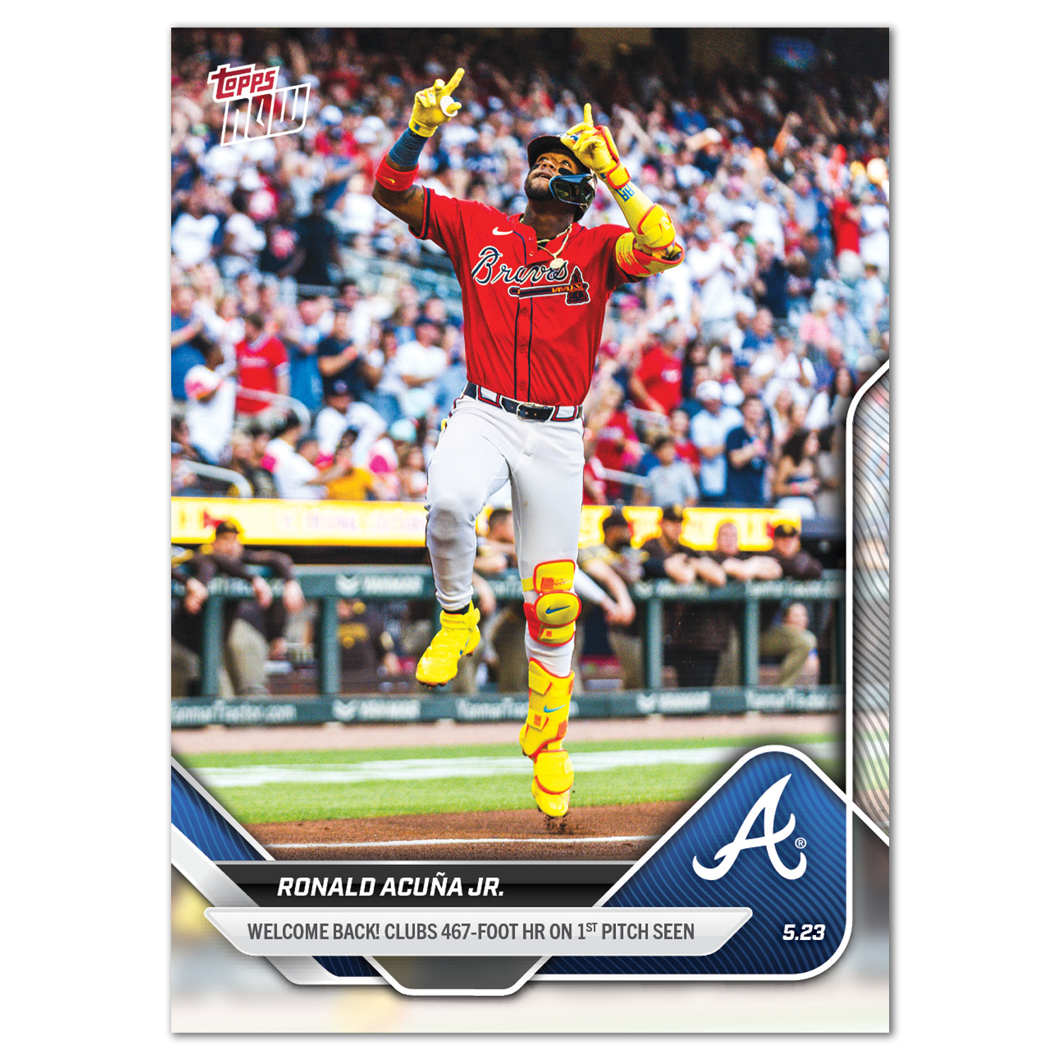 Ronald Acuña Jr. - 2025 MLB Topps NOW - Card 204 - PR: 2824 - Image 2