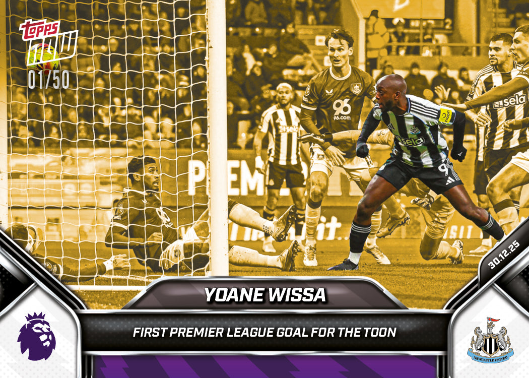 Yoane Wissa - 2025-26 Premier League Topps NOW - Card 93 - PR: 244 - Image 6