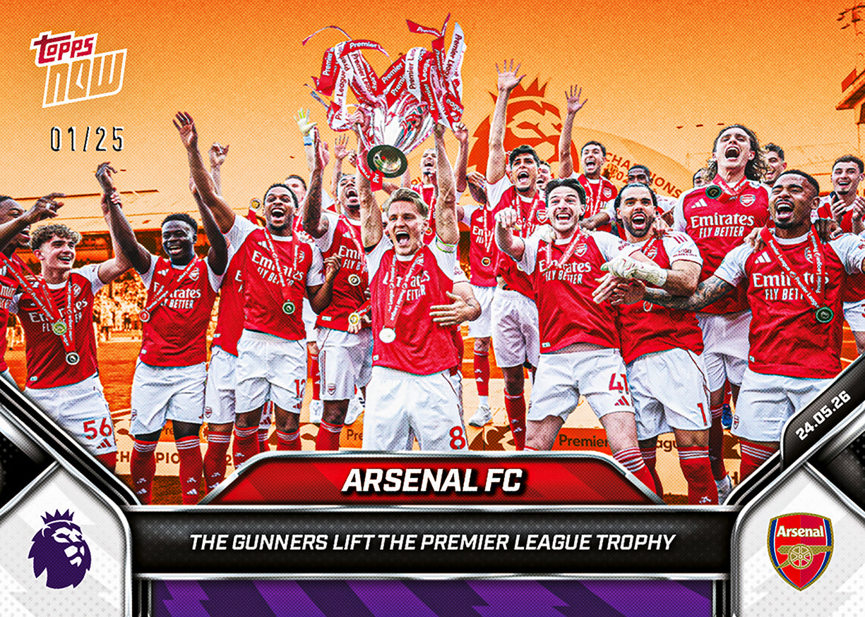 Arsenal FC - 2025-26 Premier League Topps NOW - Card 200 - PR: 9165 - Image 7