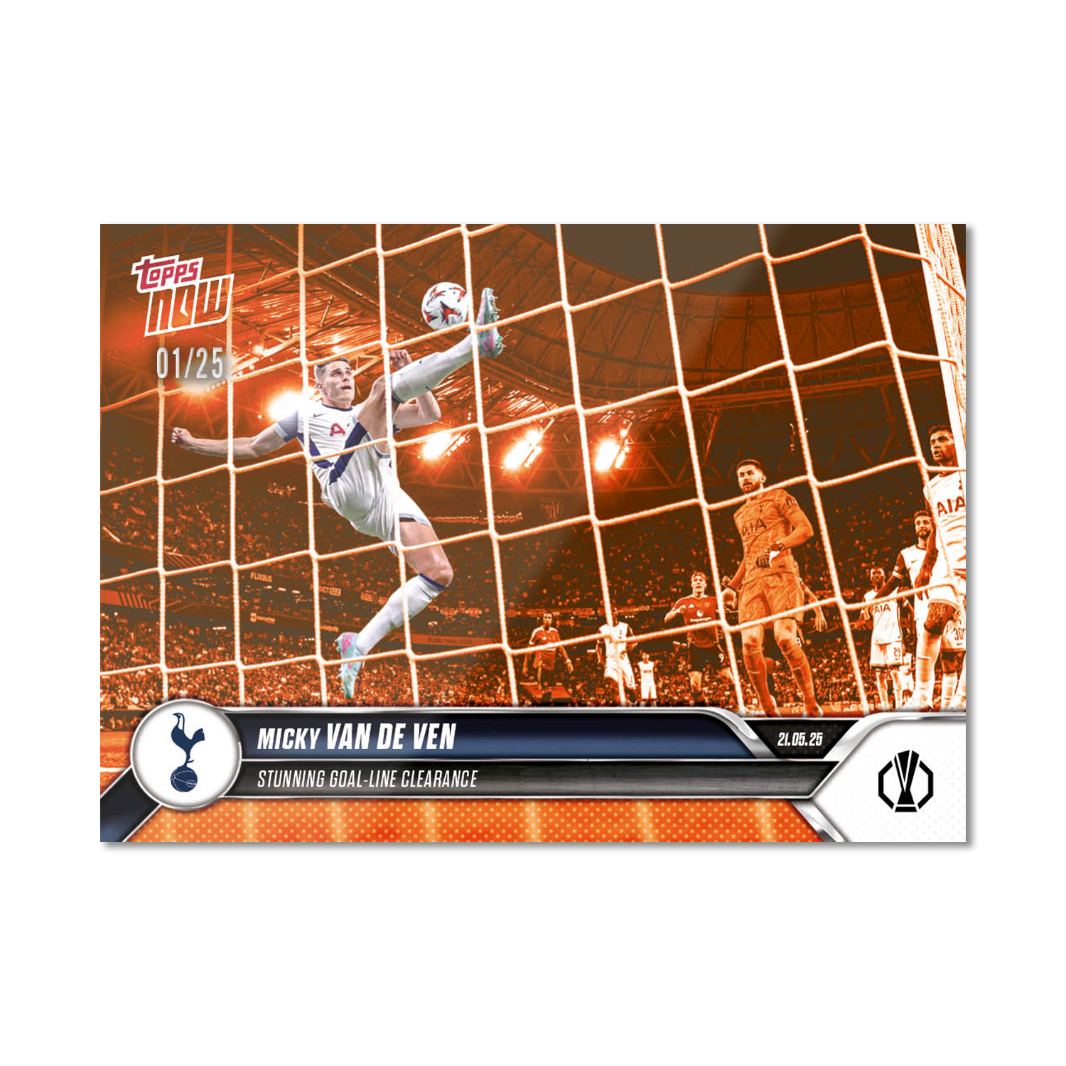 Micky van de Ven - 2024-25 UEL Topps NOW Card 37 - PR: 1820 - Image 5