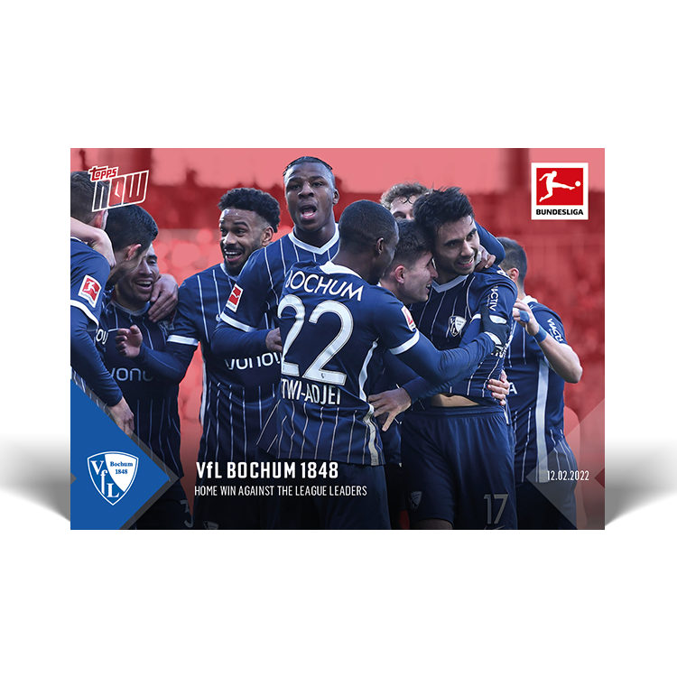 Home win against the league leaders - Bundesliga TOPPS NOW Card #134 - PR: 399 - Image 3