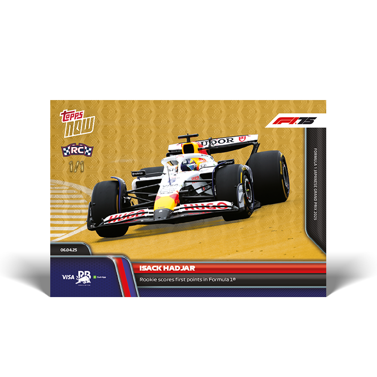 Isack Hadjar - 2025 Formula 1 Topps NOW Card 26 - PR: 681 - Image 2