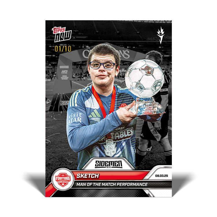 Sketch - 2025 Sidemen Charity Match Topps NOW Card 10 - PR: 493 - Image 4