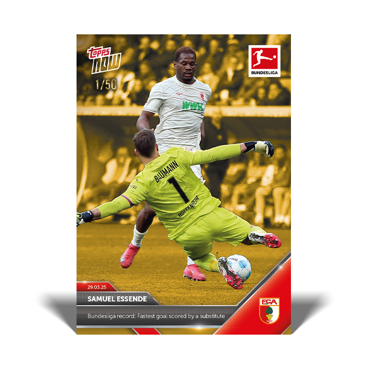 Samuel Essende - 2024-25 Bundesliga Topps NOW Card 152 - PR: 87 - Image 7