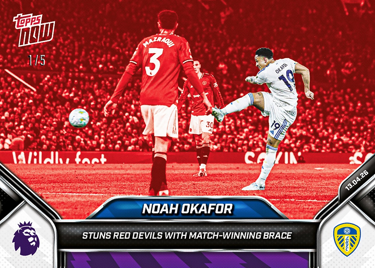 Noah Okafor - 2025-26 Premier League Topps NOW - Card 171- PR: 485 - Image 3