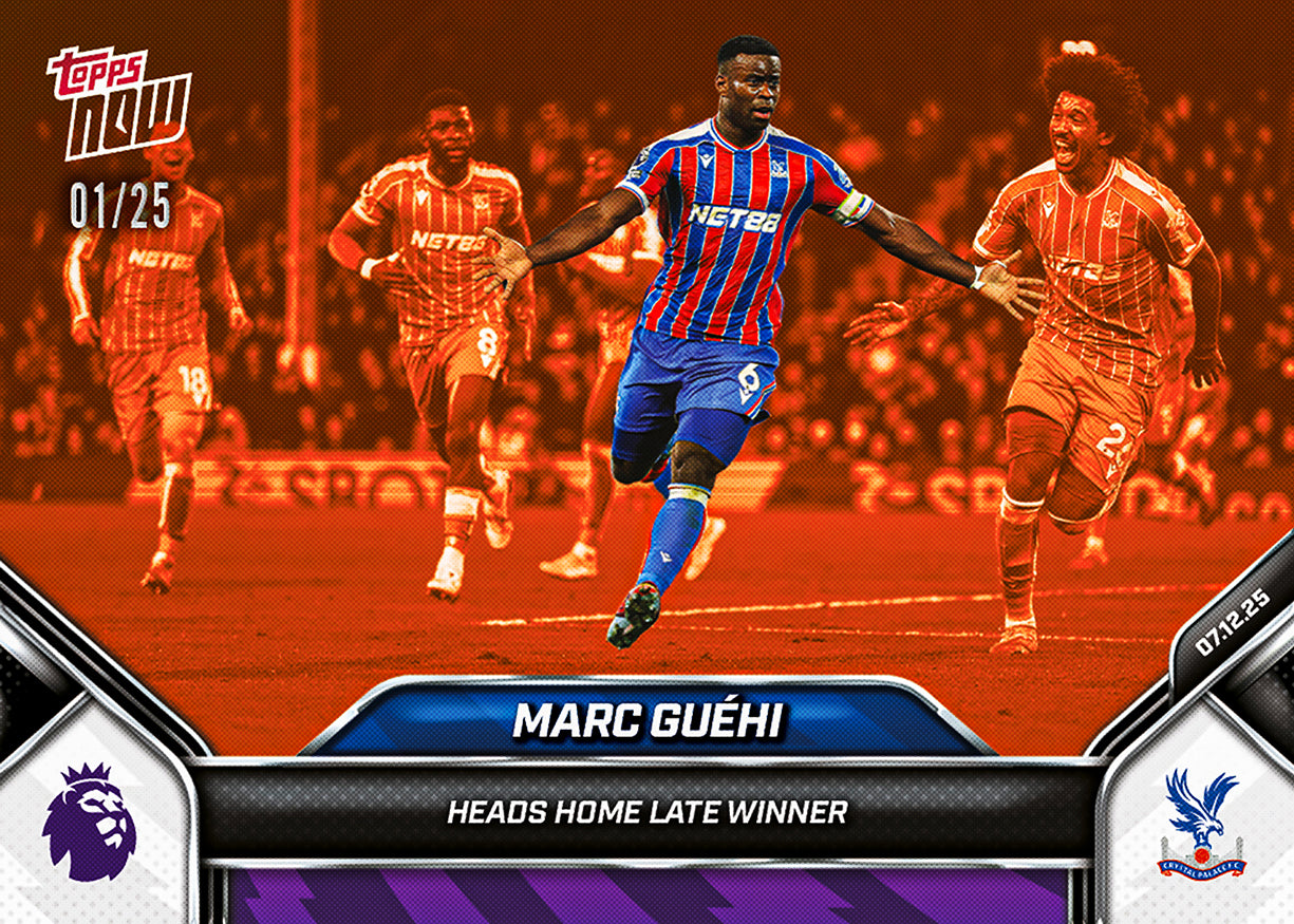 Marc Guéhi - 2025-26 Premier League Topps NOW - Card 79 - PR: 144 - Image 5