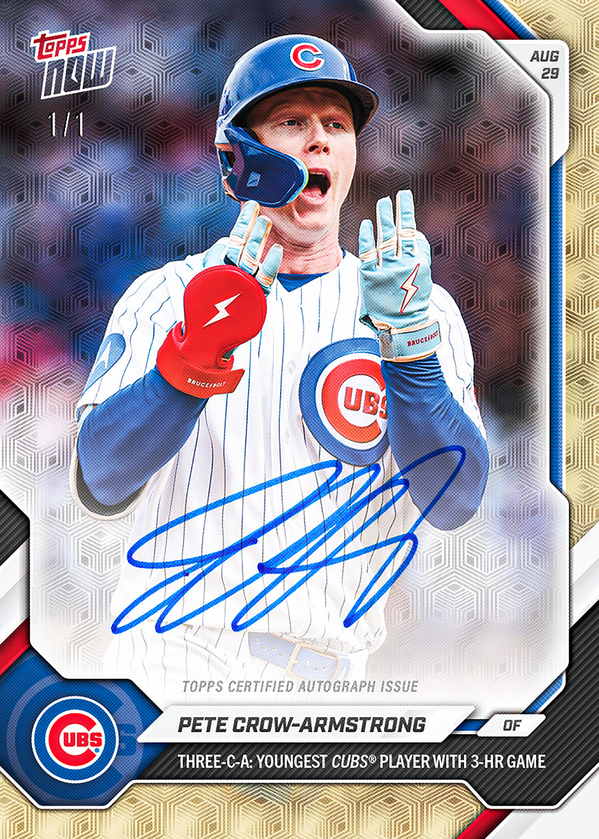 Pete Crow-Armstrong - 2026 MLB Topps NOW - Card 612 - PR: 13985 - Image 2