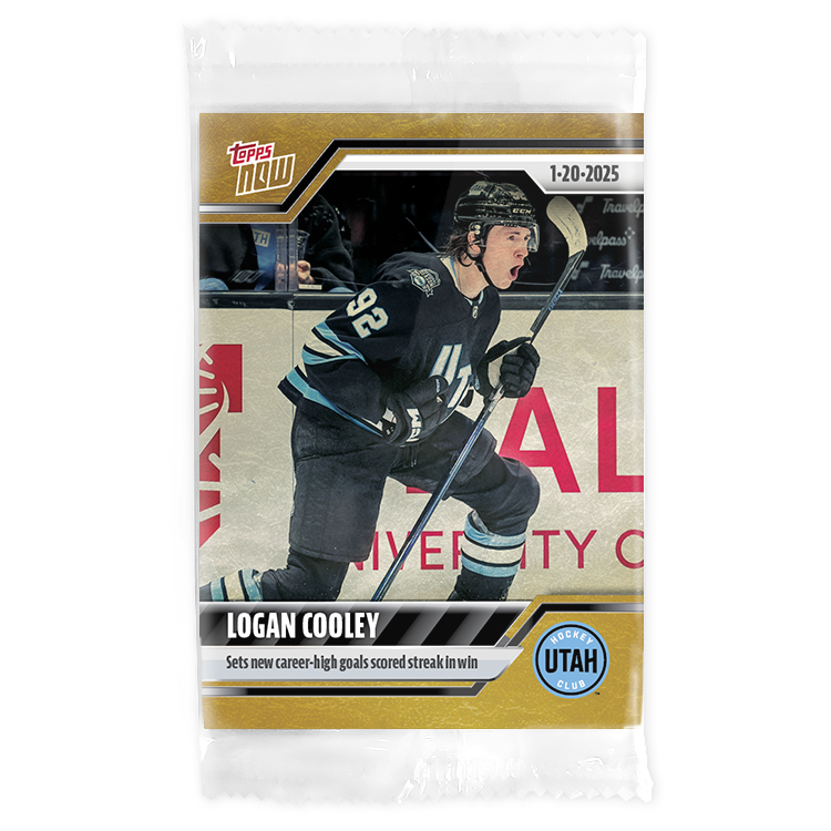Logan Cooley - 2024-25 NHL Topps NOW - Sticker 92 - PR: 135 - Image 2