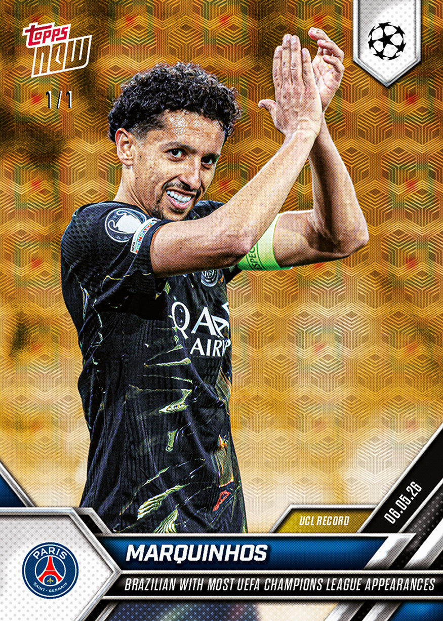 Marquinhos - 2025-26 UCL Topps NOW - Card 135 - PR: 400 - Image 2