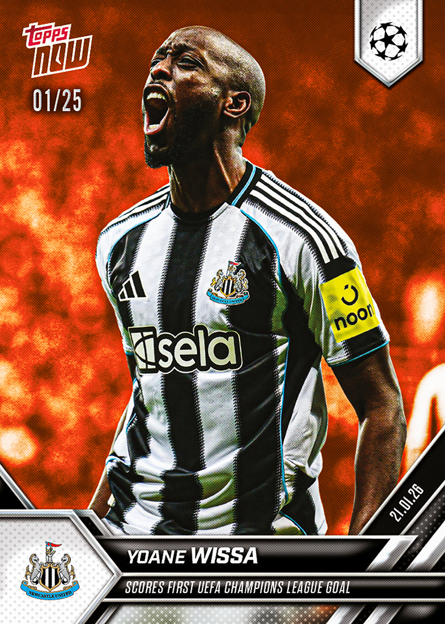 Yoane Wissa - 2025-26 UCL Topps NOW - Card 77 - PR: 211 - Image 5