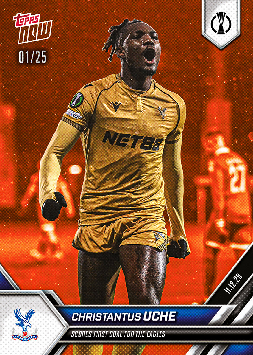 Christantus Uche - 2025-26 UECL Topps NOW - Card 6 - PR: 136 - Image 5