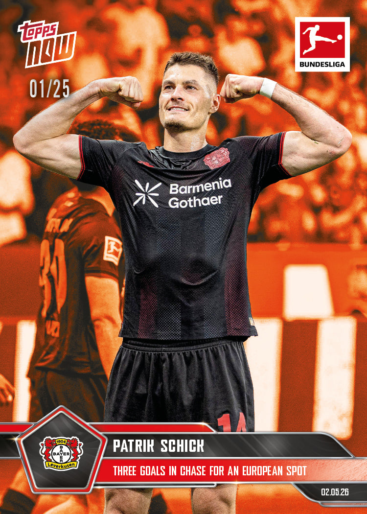 Patrik Schick - 2025-26 Bundesliga Topps NOW - Card 185 - PR: 127 - Image 5
